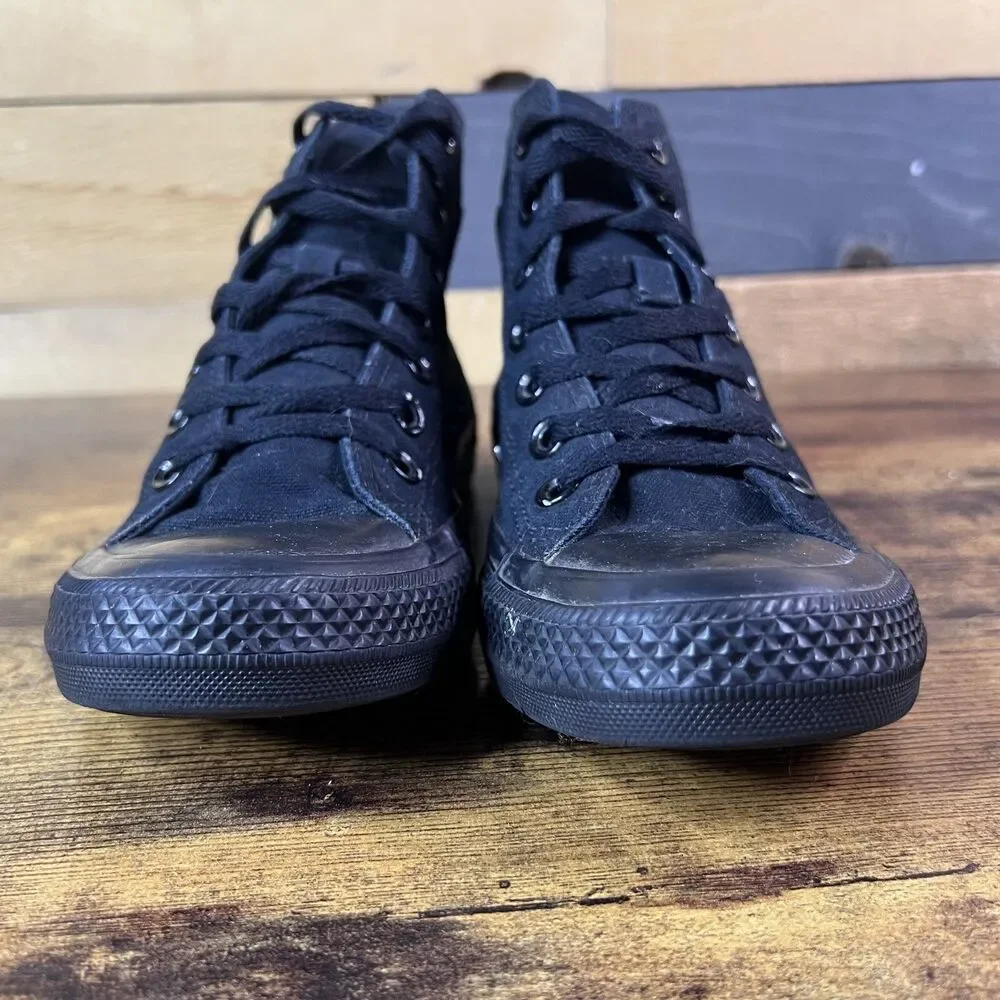 Converse High Tops Mens Shoes Black Size 4.5 3S121 Black M3310